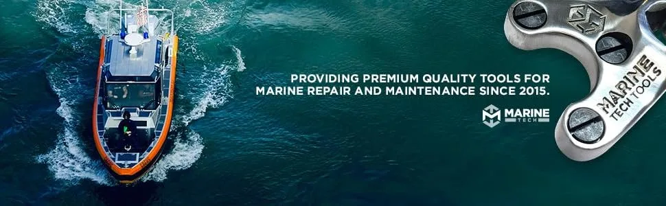 Marine Tech Tools Gimbal Bearing Puller  Gimbal Bearing Removal Tool  Fits on Mercruiser Alpha, Alpha 1, MR, Bravo, OMC, Cobra and Fits Volvo - gimbal bearing puller gimbal bearing gimbal puller and installer gimbal bearing install tool gimbal