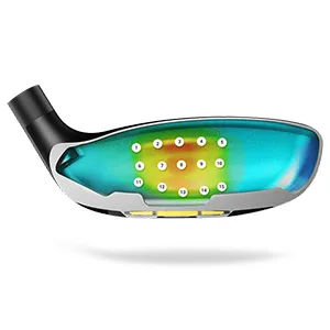 Cobra Golf 2022 LTDX Men's One Length Hybrid Right KBS PGI 85 Stiff 3 hybrid (19 degrees) - HOT face