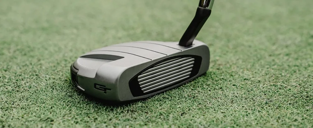 TaylorMade Golf Spider GT Rollback Silver/Black Single Bend Putter Right 35 Inches - Putter face