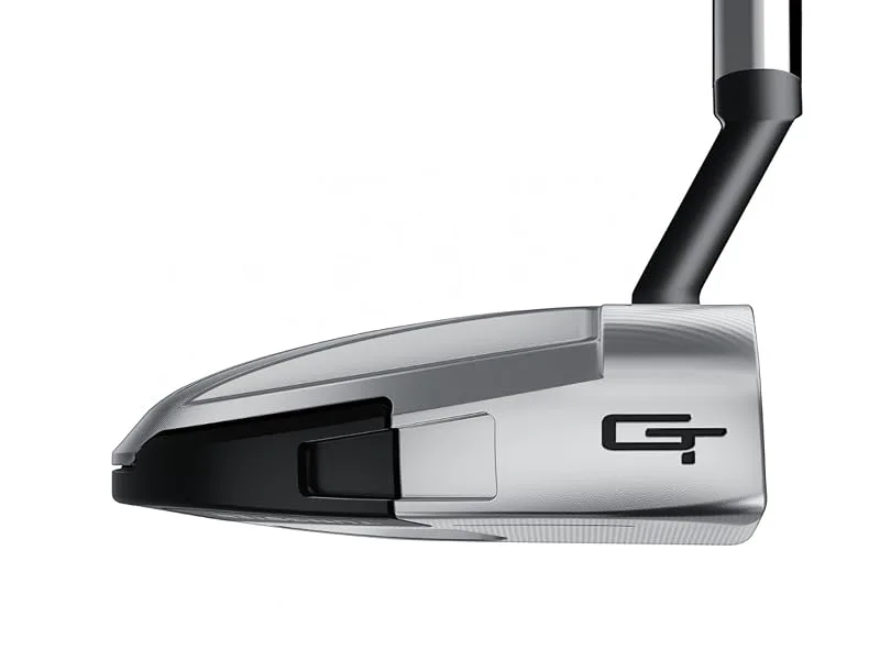 TaylorMade Golf Spider GT Rollback Silver/Black Single Bend Putter Right 35 Inches - sideview
