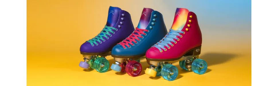 Riedell Skates - Orbit - Outdoor Womens Quad Roller Skate Ultraviolet 7 - orbit