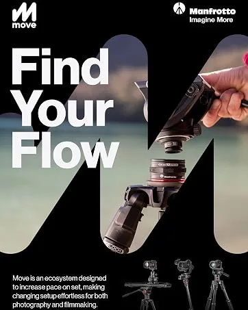 Manfrotto Video Head with Flat Base and Fixed Lever, Video Head for Compact Video Cameras and DSLR Cameras, for Filming, Videography, Content Creation, Vlogging, Live Streaming MVH502AH Video System - Manfrotto Brand Story