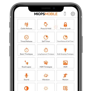 MIOPS Smart+ Smartphone Controllable Camera and Flash Trigger for High Speed Photography & Timelapse with C1 Cable for Canon 3-Pin Cameras - Mobile App