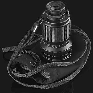Opteka 11x Zoom Professional Large Director's Viewfinder with HD Multicoated Glass, All Metal Body and Click Stops - Includes Neck Strap and Drawstring Pouch