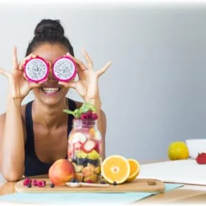 Biomesight Gut Microbiome Test - Healthy food