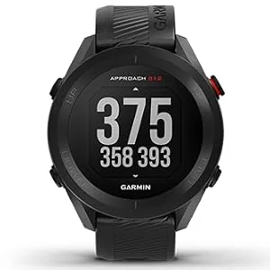 Garmin Approach S12, Easy-to-Use GPS Golf Watch, 42k+ Preloaded Courses, Black, 010-02472-00 - Approach S12