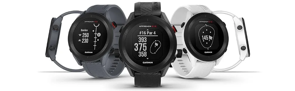 Garmin Approach S12, Easy-to-Use GPS Golf Watch, 42k+ Preloaded Courses, White, 010-02472-02 - Approach S12