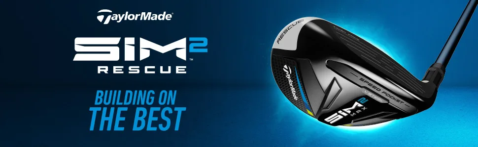 TaylorMade SiM 2 Max Rescue Mens Right Graphite Regular 19.0 Degrees - SIM2 Rescue TaylorMade Golf