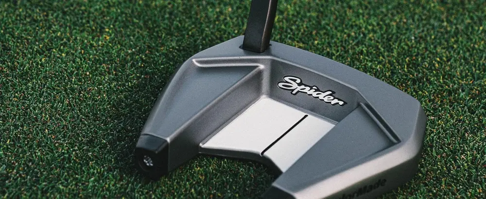 TaylorMade Spider SR Putter Platinum/White Single Bend Left 35" Platinum/White Single Bend - putter spider
