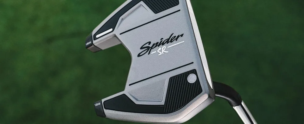 TaylorMade Spider SR Putter Platinum/White Single Bend Left 35" Platinum/White Single Bend - Spider SR