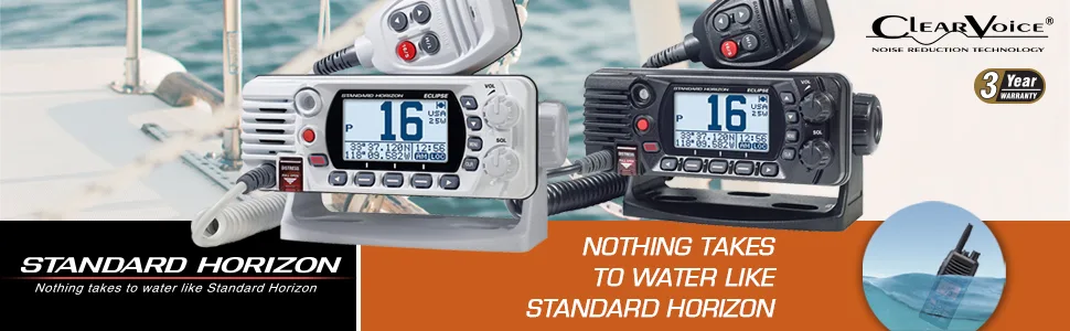 STANDARD HORIZON GX1400B VHF, Basic, Black,Small - VHF, Basic, w/GPS, White, Standard Horizon