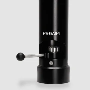 PROAIM 16 Bazooka with Quick Lock Lever for Camera Dolly, Jib Crane & Height Risers. Quick & Easy to Setup, Stable & Robust with 200kg/440lb Payload. Euro/Elemac Mounting at Top/Bottom (BZ-285-02) - PROAIM Bazooka with Quick Lock Lever for Camera Dolly