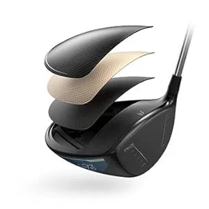 WILSON D9 Men's Golf Driver - 9/10.5/13 Right Graphite Regular 10.5 Degrees - Wilson D9 Golf Driver Face