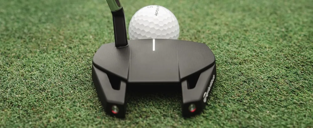 TaylorMade Spider GT Red/Silver/Black #3 Righthanded 34IN Right 35 Silver #3 TM Fluted Feel - Putting line