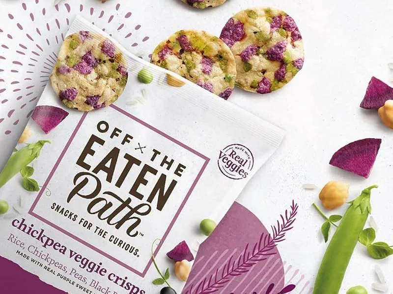 Off the Eaten Path, 4 Flavor Sampler Variety Pack, (Assortment May Vary) 1.25 Ounce (Pack of 16) - otep chickpea veggie crisps