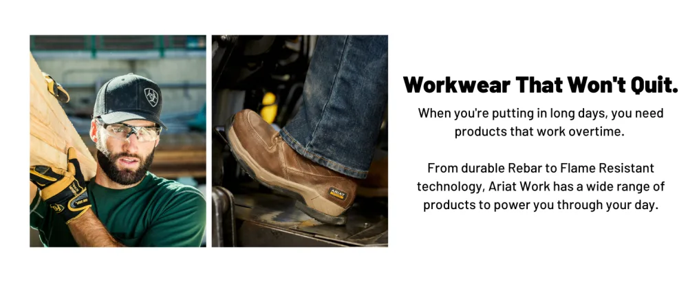 ARIAT Men's Workhog Wide Square Toe Work Boot 10 Dark Earth - workwear that won