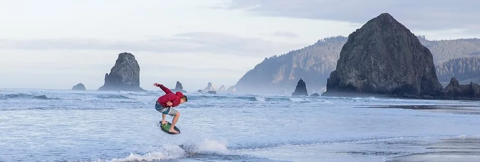 DB Skimboards Flex Proto Skimboard Medium - Skimboarding at Cannon Beach