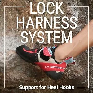 La Sportiva Womens Solution Comp Rock Climbing Shoes 9 Hibiscus/Malibu Blue - solutioncomp