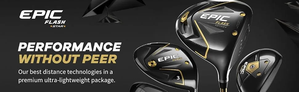 Callaway Epic Flash Star Hybrid Right Graphite Ladies 8 Hybrid, 32 Degrees - epic flash star