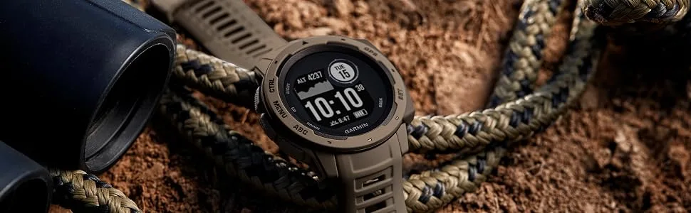 Garmin Instinct Tactical, Rugged GPS Watch, Tactical Specific Features, Constructed to U.S. Military Standard 810G for Thermal, Shock and Water Resistance, Black - Instinct Tactical