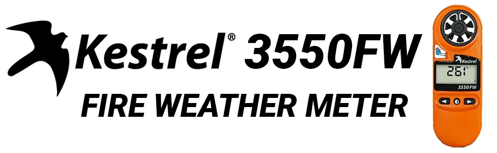 Kestrel 3550FW Fire Weather Meter - 0835FWLCORA