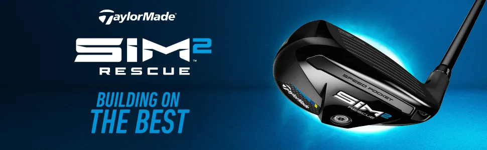 TaylorMade SiM 2 Rescue Mens Right Graphite Regular 22.0 Degrees - SIM2 Rescue TaylorMade Golf