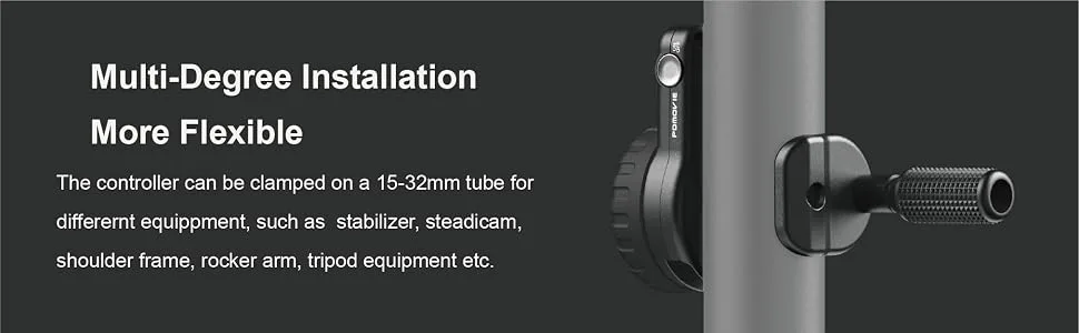 PDMOVIE Wireless Follow Focus Lens Control System Focus Iris Zoom Control Live Air 2 (PDL-AZP) - wireless follow focus