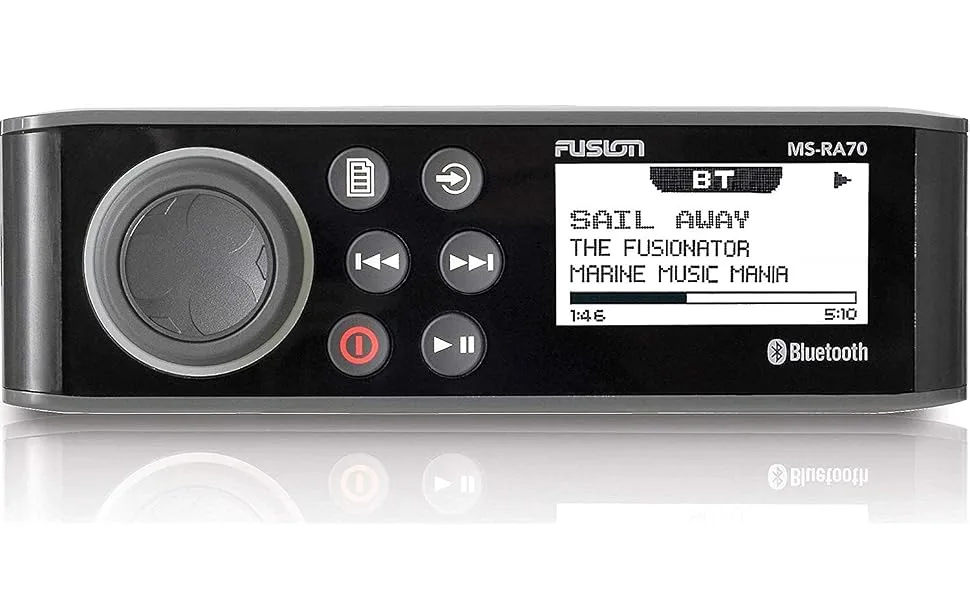 Fusion MS-RA70 Stereo with 4x50W AM/FM/Bluetooth 2-Zone USB Wireless Control for Fusion Link App - product information 1