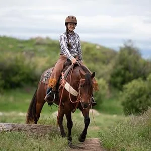 Troxel Cheyenne Horseback Riding Helmet Medium (7 - 7 1/4) Brown - Yeehaw