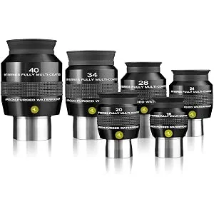 Explore Scientific 68 Degree 20mm Argon-Purged Waterproof Telescope Eyepiece - 68 Degree Eyepiece Family
