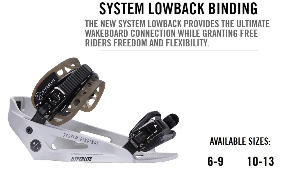 Hyperlite System Lowback Mens Wakeboard Bindings 10-13 - system low main.png