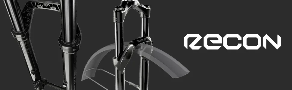 RockShox Recon Silver TK Fork: 26 100mm Travel Solo Air 9mm QR Crown - rockshox