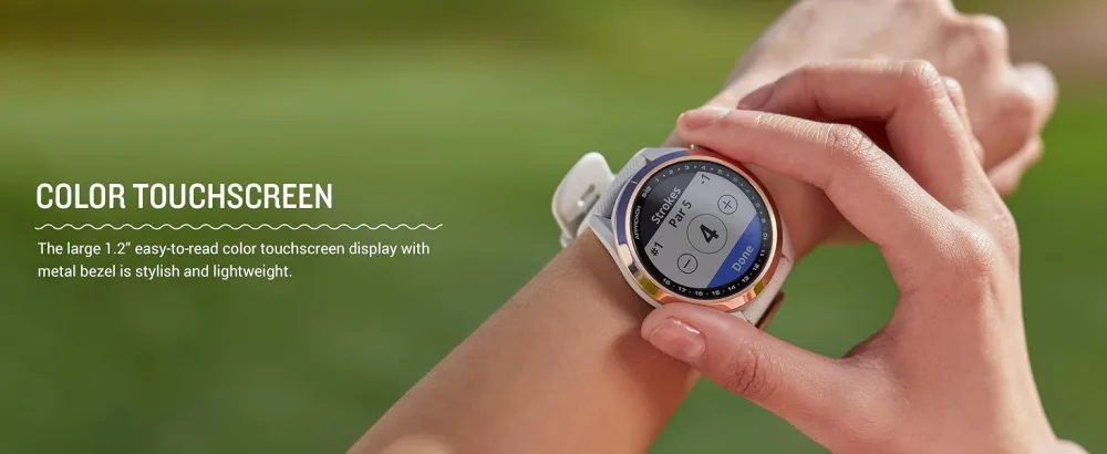 Garmin Approach S42 GPS Golf Smartwatch - 1.2 Touchscreen, 42k+