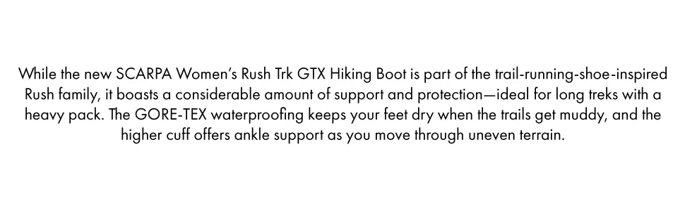 SCARPA Women's Rush Trk GTX Waterproof Gore-Tex Hiking and Backpacking Boots Conifer-raspberry 6 Women/5 Men - copy