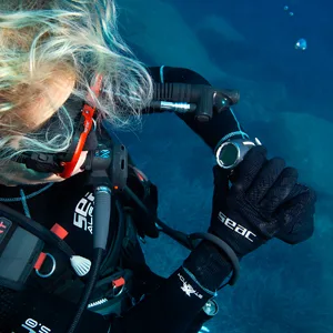 SEAC Action HR, High Resistance Dive Computer with Scuba and Freediving Mode, Dive Logbook, Dive Planner, Safety Alarms, HR Black/Red - Seac sub, Seac, Seacsub, Gauge, Dive computer, Computer, Seac Action