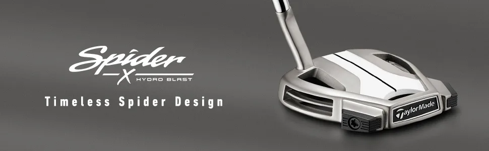 TaylorMade Spider X Putter HydroBlast Single Bend Right 35" HydroBlast Single Bend - Spider X Hydro Blast