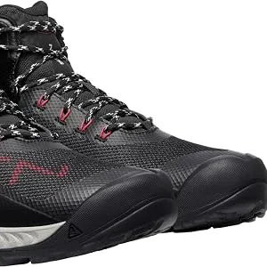KEEN Men's Nxis Evo Mid Height Waterproof Hiking Boots 10 Black/Red Carpet - product information 11