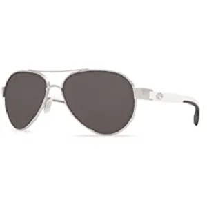 Costa Del Mar Women's Loreto Aviator Sunglasses Golden Pearl/Polarized Blue Mirrored 580p 56 Millimeters - product information 2