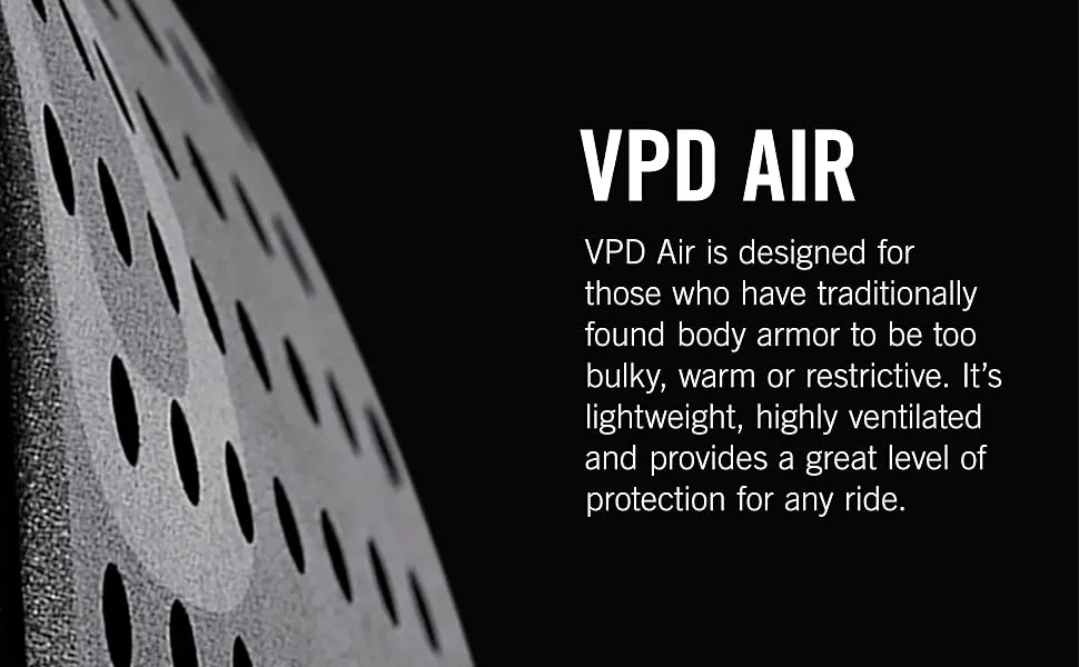 POC, VPD Air+ Tee with Back Protector, Mountain Biking Armor for Men and Women Uranium Black Small - VPD Air is designed for those who have traditionally found body armor to be too bulky.