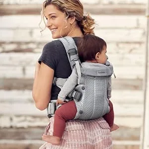 BabyBjrn Baby Carrier Harmony, 3D mesh, Silver 3D Mesh Silver - Baby Carrier Harmony