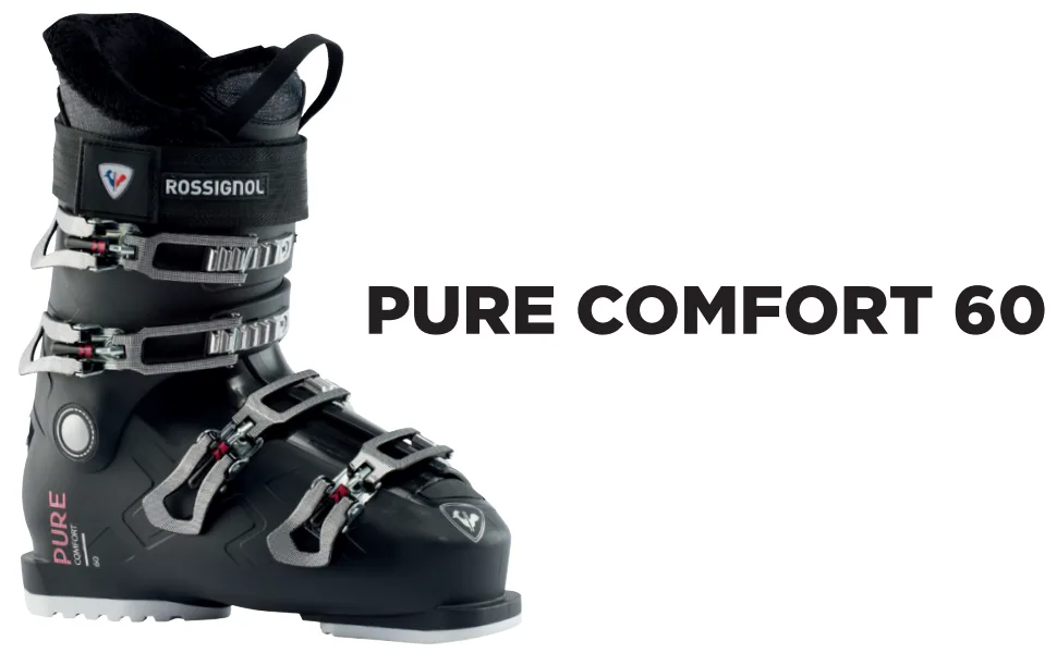 Rossignol Women's Pure Comfort 60 Ski Boots 2023 Soft Black 7.5 (24.5) - product information 3