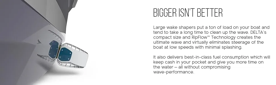 MISSION Boat Gear Delta Wake Surf Shaper Solution Version 2.0 - bigger isn