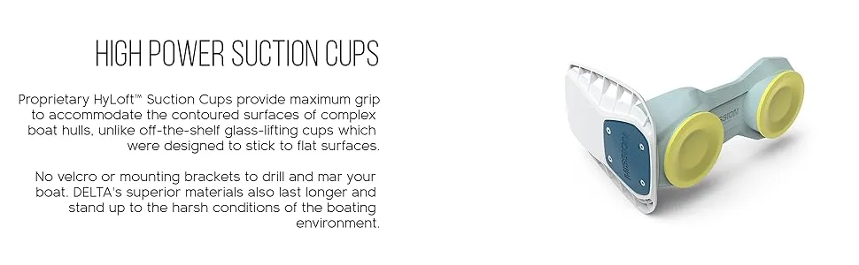 MISSION Boat Gear Delta Wake Surf Shaper Solution Version 2.0 - high power suction cups