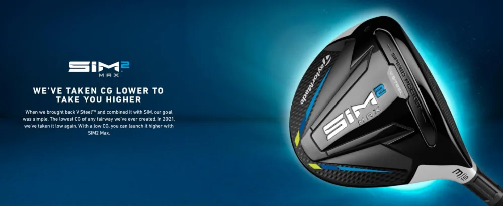 TaylorMade SiM 2 Max Fairway Right Graphite Stiff 15.0 Degrees - CG we