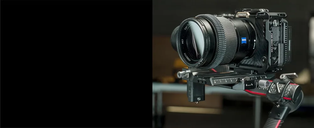 Tiltaing Lightweight Kit Compatible with Sony FX3 - Tactical Gray - Compatible With ARCA Quick Release