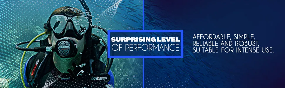 Cressi Intense Use Scuba Diving Regulator | Piston 1st Stage, Compact 2nd Stage | AC2/Compact: Made in Italy - SCUBA DIVING REGULATOR, CRESSI REGULATOR , SCUBA DIVING GEAR, SCUBA DIVING CRESSI GEAR