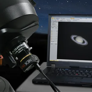 Celestron  NexImage Burst Color Solar System Imager  Astronomy Camera for Moon and Planets  10 MP Camera for Astroimaging  High Resolution  UltraSensitive ON Semiconductor MT9J003 CMOS Sensor NexImage 10MP - Solar System Imager - Ideal for Light Polluted Skies