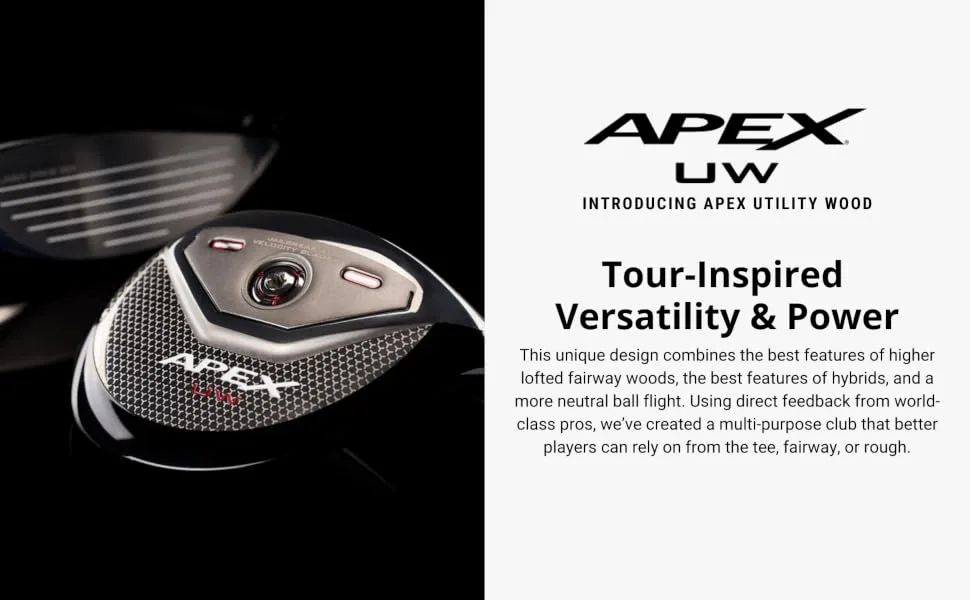 Callaway Golf Apex Utility Wood Right Graphite Stiff 19 degree - apex