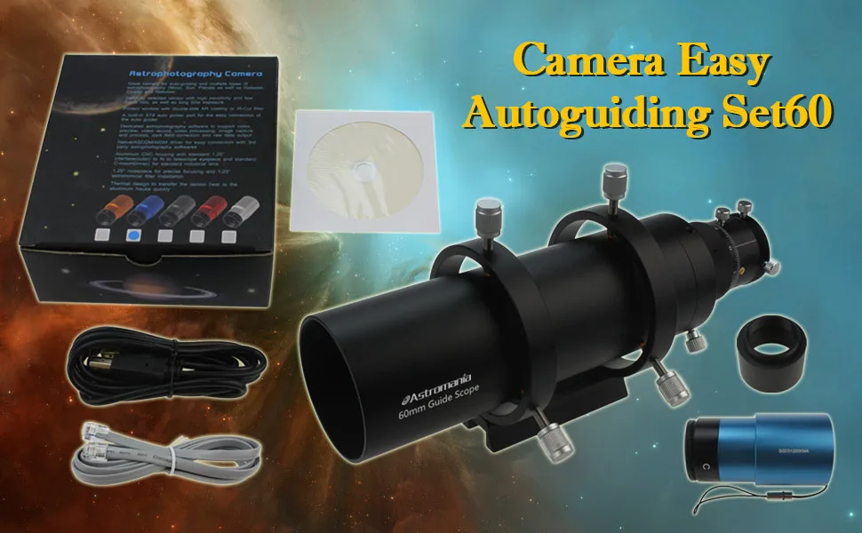 Astromania Camera Easy Autoguiding Set60 - The Key to Successful Planetary Photos Set 60 - product information 7