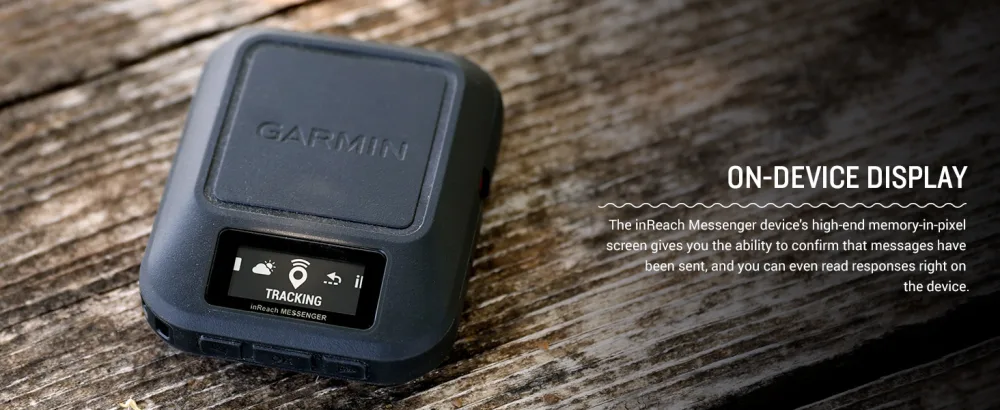 Garmin inReach Messenger Handheld Satellite Communicator, Global Two-Way Messaging - Garmin inReach Messenger